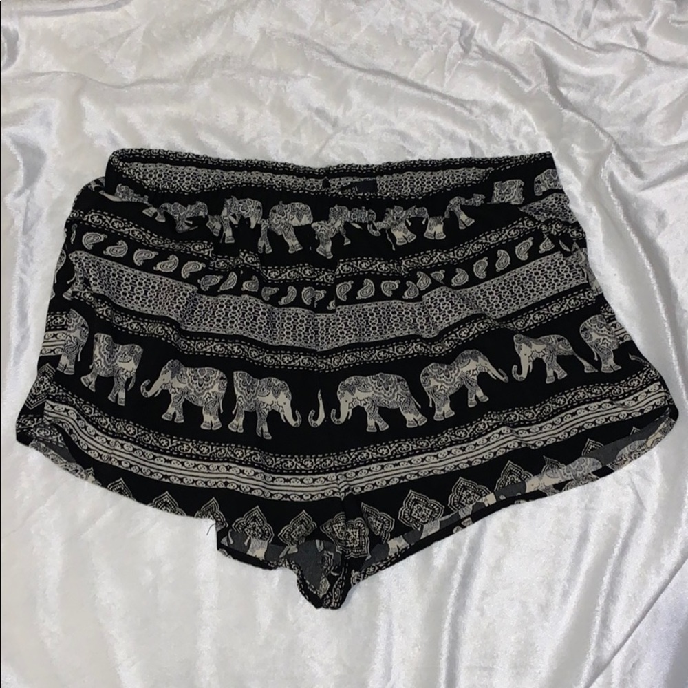 Forever 21 elephant shorts
